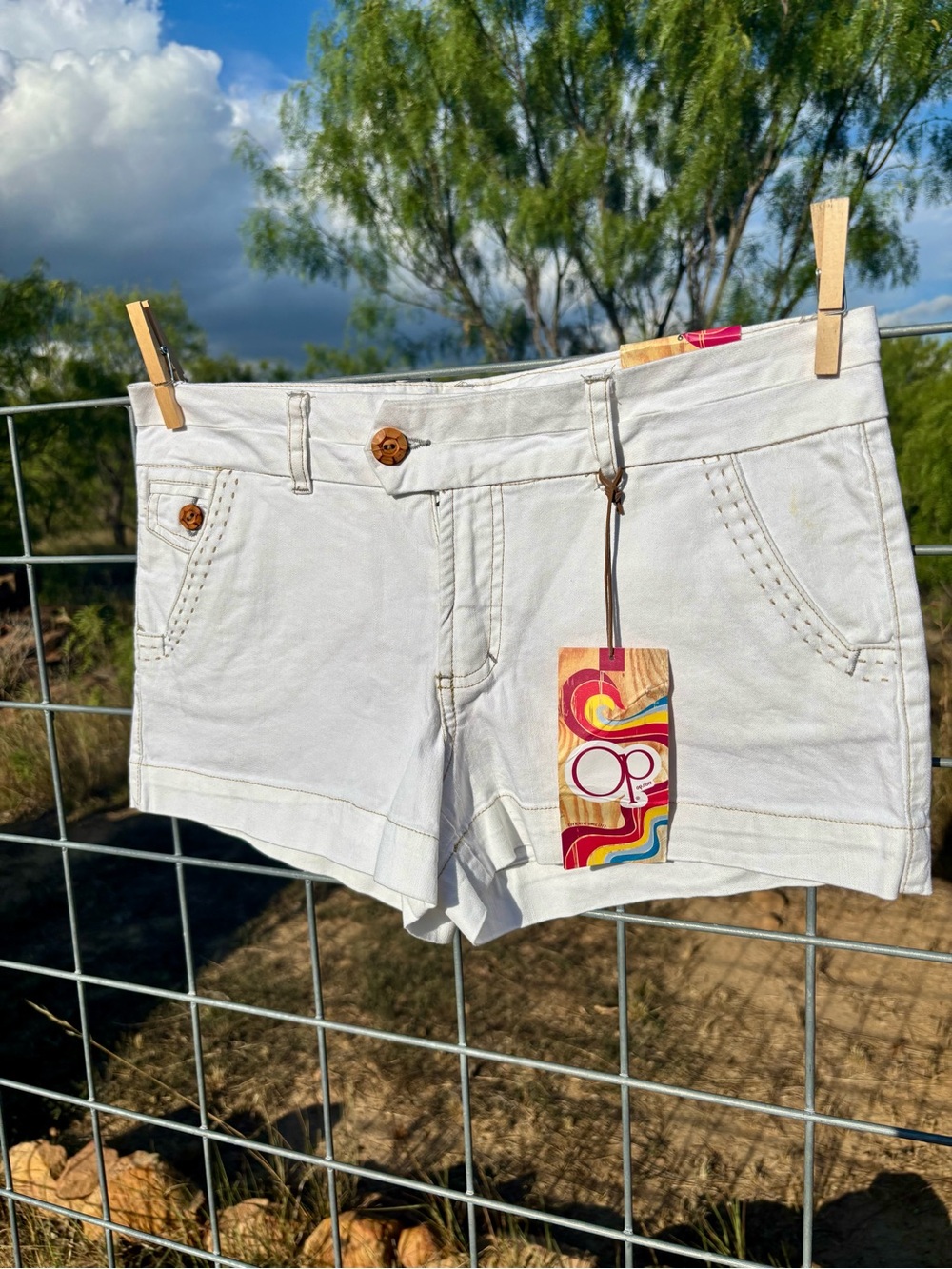 Ocean Pacific Vintage Cotton Stitch Shorts NWT
